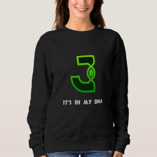 Sudadera Es en mi ADN Jamaica genética raíces jamaiquinas H