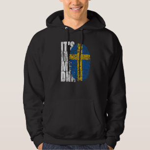 Sudadera Es en mi ADN Suecia gráfico para hombres mujeres s