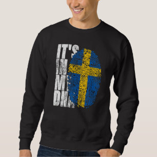 Sudadera Es en mi ADN Suecia gráfico para hombres mujeres s