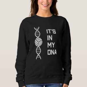 Sudadera Es En Mi Entrenador Del Equipo De Voleibol Dna