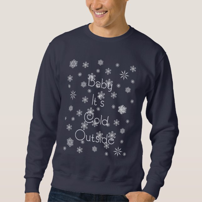 Sudadera Es exterior frío (Anverso)