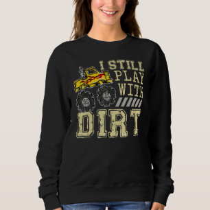 Sudadera Es Gracioso Jugar Con Tractor Sucio, Granjeros, Ch