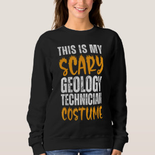 Sudadera Es Gracioso Mi Temeroso Técnico De Geología Costum