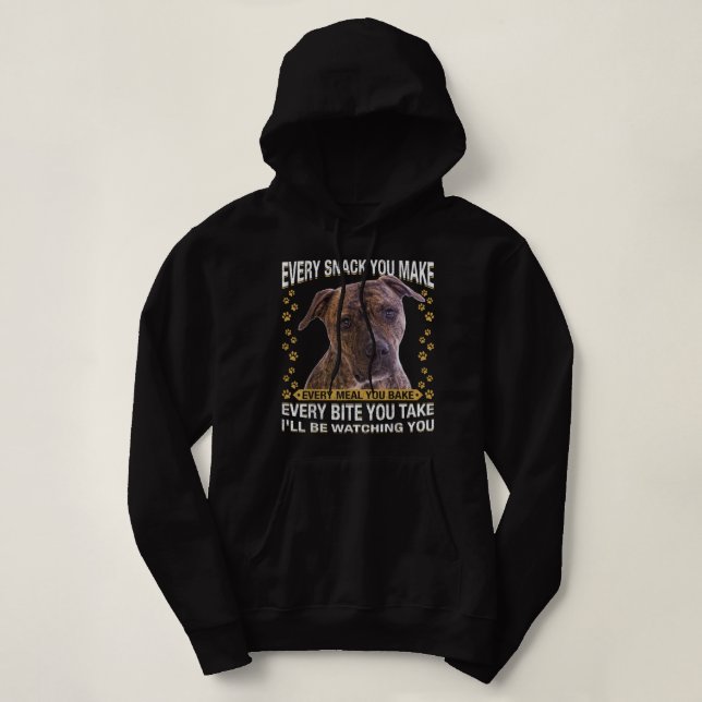 Sudadera Es gracioso que amo a mamá Tattoo Pitbull Perro ma (Diseño del anverso)