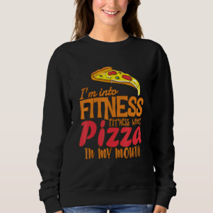 Sudadera Es gracioso que estoy en aptitud todo el pizza en