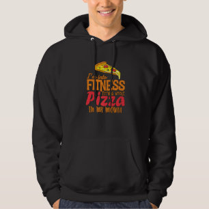 Sudadera Es gracioso que estoy en aptitud todo el pizza en