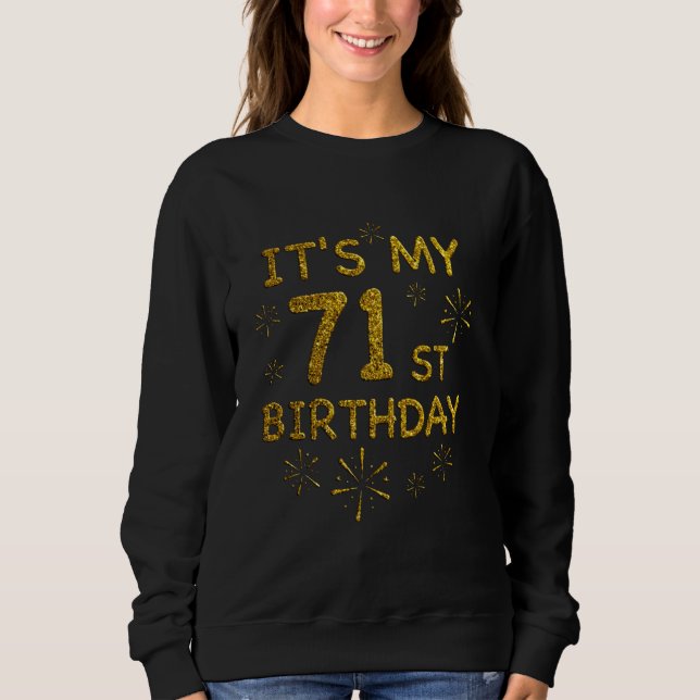 Sudadera Es gracioso que mi camiseta de cumpleaños número 7 (Anverso)