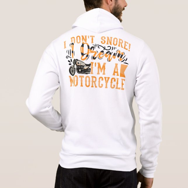 Sudadera Es gracioso que no ronde, sueño que soy un regalo  (Reverso)