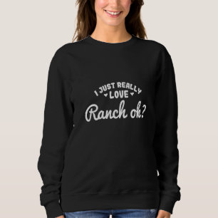 Sudadera Es gracioso que ponga rancho en mi rancho - Salsa