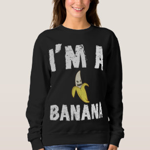 Sudadera Es gracioso que sea un banano asustado