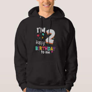 Sudadera Es gracioso que tenga 2 años, feliz cumpleaños par