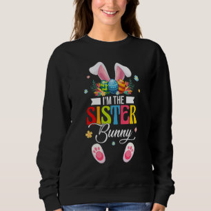 Sudadera Es gracioso que yo soy la hermana conejita de la f
