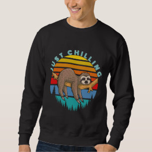 Sudadera Es gracioso solo escalofriar a Sloth Lazy Animal