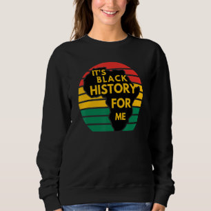 Sudadera Es Historia Negra Para Mí Mes Africano Estadounide