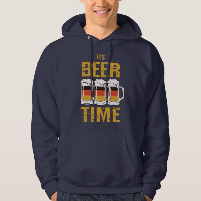 Sudadera Es hora de la cerveza (Anverso)