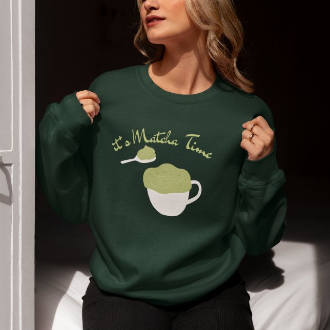 Sudadera Es hora de Matcha, Matcha (Subido por el creador)