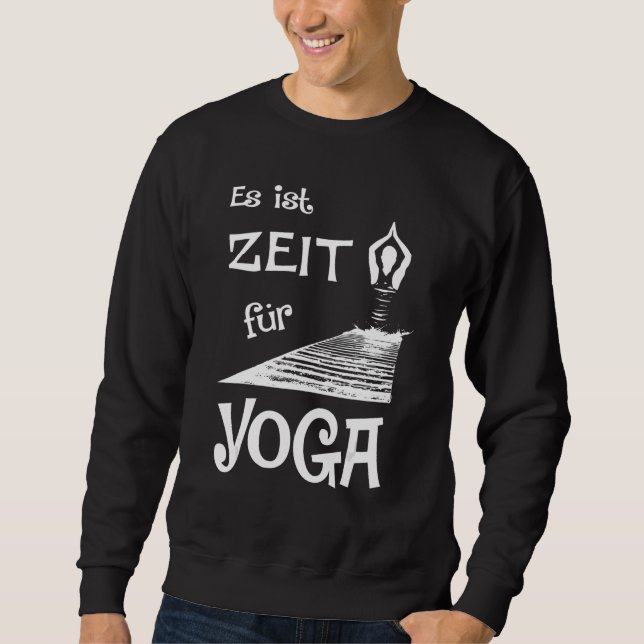Sudadera Es hora de yoga (Anverso)