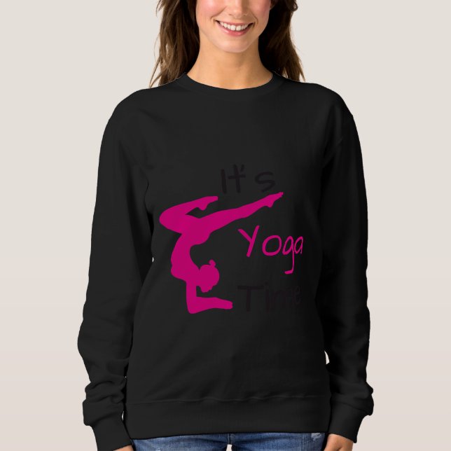 Sudadera Es Idea De Yoga Time Yoga (Anverso)