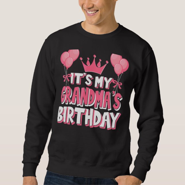 Sudadera Es la celebración de cumpleaños de mi abuela (Anverso)