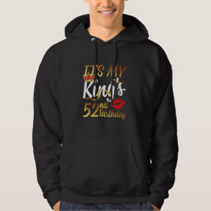 Sudadera Es la Corona de Oro de 52 Años de Mi Rey por 52 añ