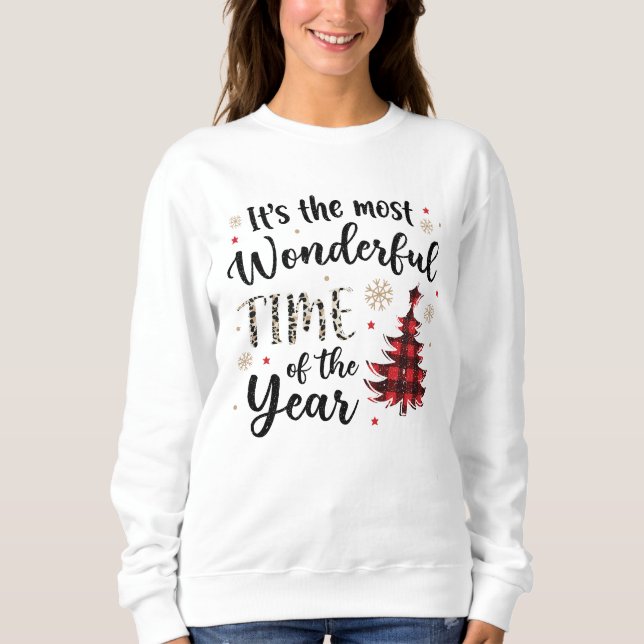 Sudadera Es la época más maravillosa del año (Anverso)