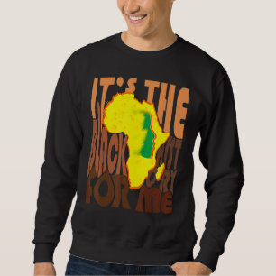 Sudadera Es la historia negra para mí el orgullo africano a