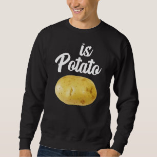 Sudadera Es La Papa Como Se Ve En La Noche Tarde Es La Papa