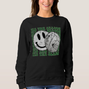 Sudadera Es La Temporada Juego Retro De Voleibol Groovy Fel