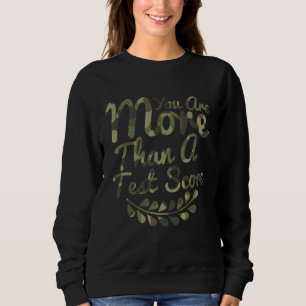 Sudadera Es Más Que Una Puntuación De Prueba Camo Test Day