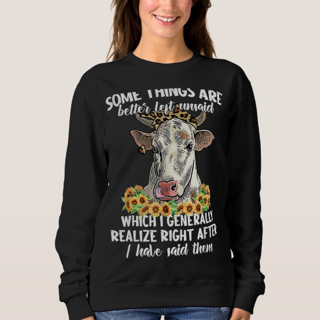 Sudadera Es Mejor Dejar Algunas Cosas Sin Decir La Anima De (Anverso)