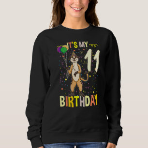 Sudadera Es mi 11º animal de cumpleaños 1
