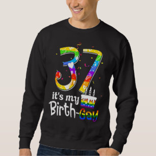 Sudadera Es mi 37º cumpleaños Gay orgulloso lgbt Gay arcoir