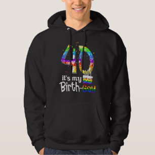 Sudadera Es mi 40 aniversario Gay Orgulloso Lgbt Gay hecho 