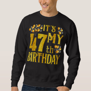 Sudadera Es Mi 47º Cumpleaños Feliz 1975 Cumpleaños Tee Por