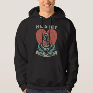 Sudadera Es mi Ancla, Anchor Nautical Sailing Valentine