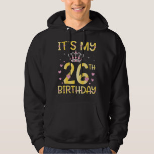 Sudadera Es mi cumpleaños 26 del diamante feliz para mí 26 