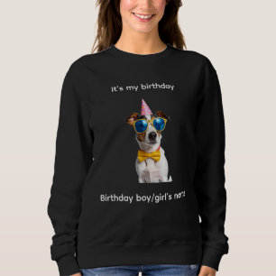Sudadera Es Mi Cumpleaños Perro – Diseño Divertido de Cumpl