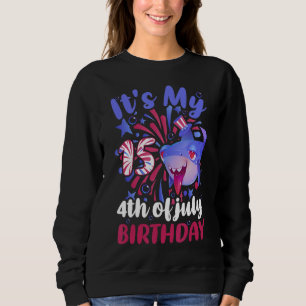 Sudadera Es mi décimo quinto cumpleaños 4 de julio, familia
