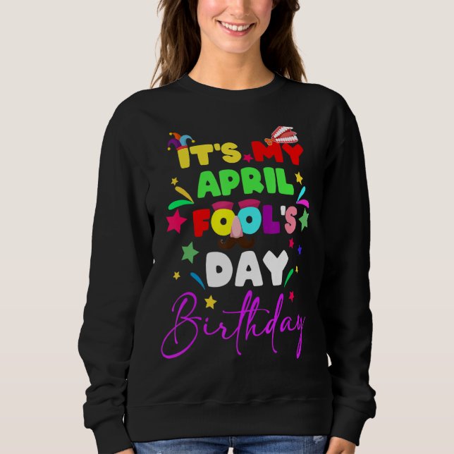 Sudadera Es mi Día de los Inocentes, cumpleaños, Día de los (Anverso)