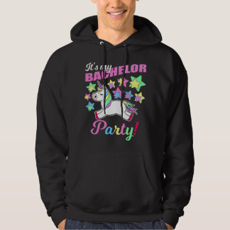 Sudadera Es Mi Fiesta de Soltero Unicornio Divertido Fiesta