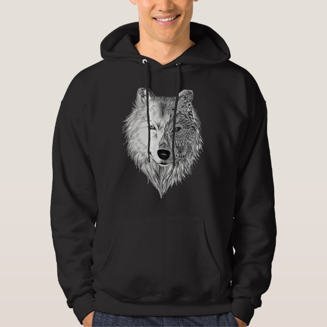 Sudadera Es mi lobo (Anverso)
