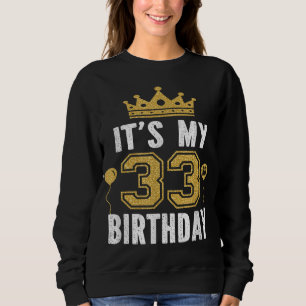 Sudadera Es mi regalo de cumpleaños número 33 para un ancia