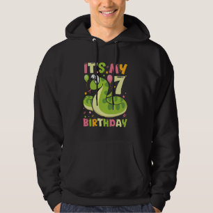 Sudadera Es mi séptimo cumpleaños 7 años niñas niños serpie