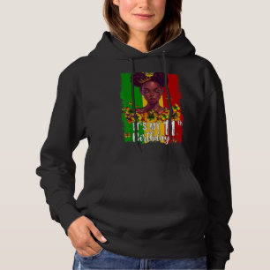 Sudadera Es mi undécimo cumpleaños Melanin negro de 11 años
