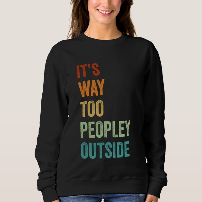 Sudadera Es muy popular fuera de 2 (Anverso)