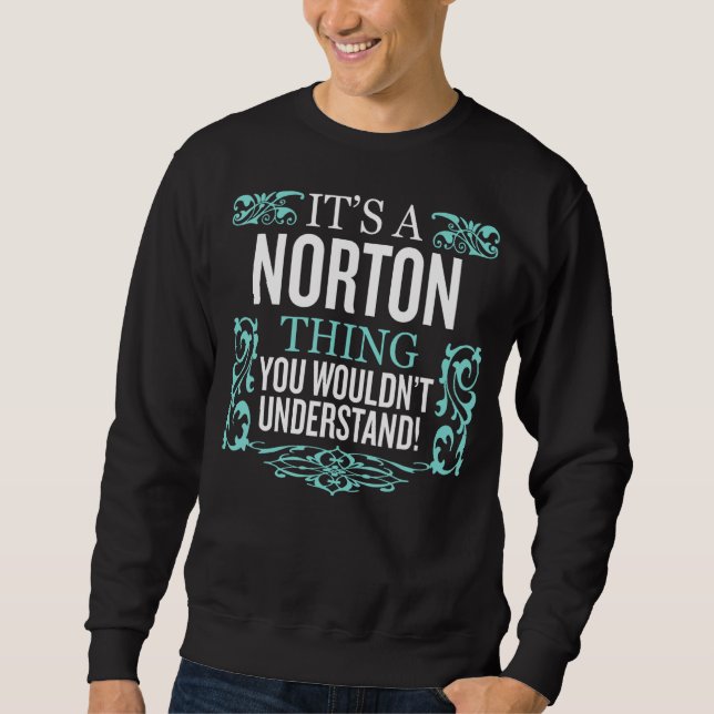 Sudadera Es Norton lo que no entenderías. (Anverso)