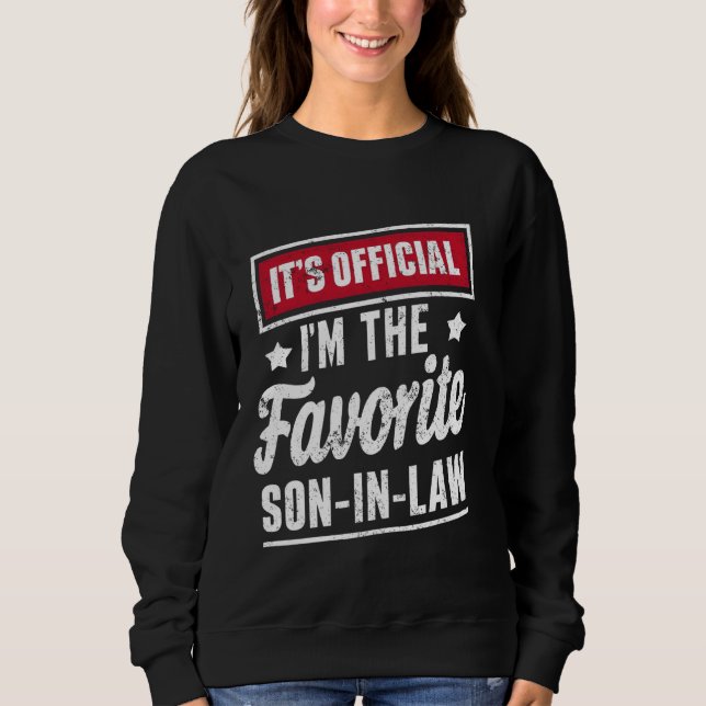 Sudadera Es oficial que soy el favorito de los cómicos Vi (Anverso)