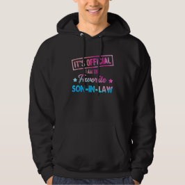 Sudadera Es oficial que soy el favorito de los suegros