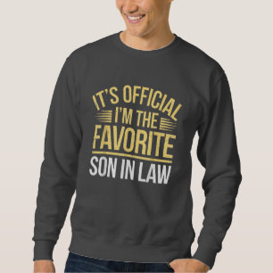 Sudadera Es oficial que soy el favorito gracioso de los sue