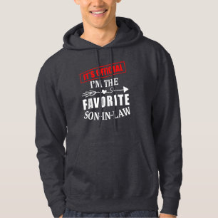Sudadera Es oficial que soy el hijo favorito en la ley